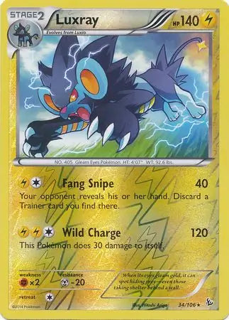 Luxray 34/106 (XY - Flashfire)  - Reverse Holofoil | Good Games Adelaide SA