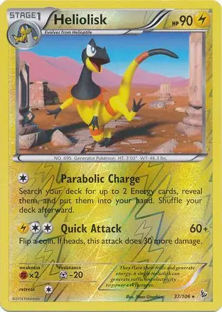 Heliolisk 37/106 (XY - Flashfire)  - Reverse Holofoil | Good Games Adelaide SA
