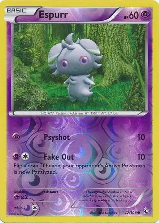 Espurr 42/106 (XY - Flashfire)  - Reverse Holofoil | Good Games Adelaide SA