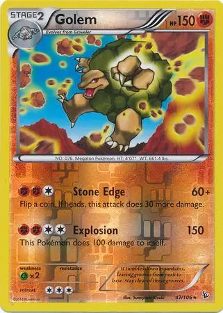Golem 47/106 (XY - Flashfire)  - Reverse Holofoil | Good Games Adelaide SA