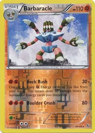 Barbaracle 49/106 (XY - Flashfire)  - Reverse Holofoil | Good Games Adelaide SA