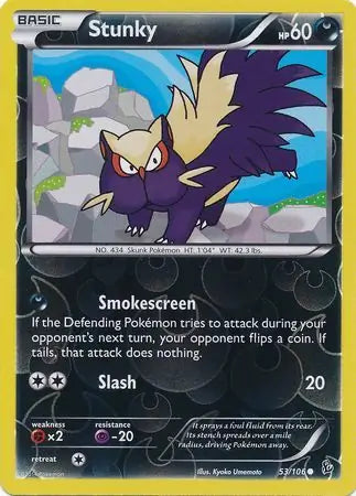 Stunky 53/106 (XY - Flashfire)  - Reverse Holofoil | Good Games Adelaide SA