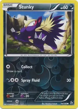 Stunky 54/106 (XY - Flashfire)  - Reverse Holofoil | Good Games Adelaide SA