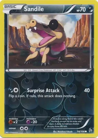 Sandile 56/106 (XY - Flashfire)  - Reverse Holofoil | Good Games Adelaide SA