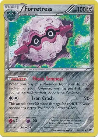 Forretress 60/106 (XY - Flashfire)  - Reverse Holofoil | Good Games Adelaide SA