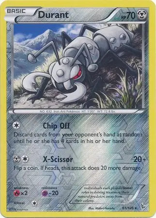Durant 61/106 (XY - Flashfire)  - Reverse Holofoil | Good Games Adelaide SA