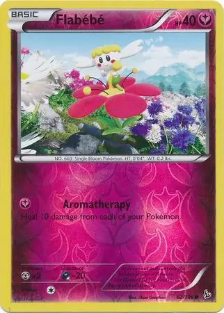 Flabebe 62/106 (XY - Flashfire)  - Reverse Holofoil | Good Games Adelaide SA