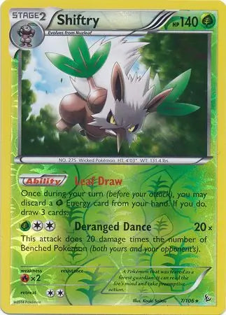 Shiftry 7/106 (XY - Flashfire)  - Reverse Holofoil | Good Games Adelaide SA