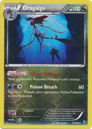 Dragalge 71/106 (XY - Flashfire)  - Reverse Holofoil | Good Games Adelaide SA