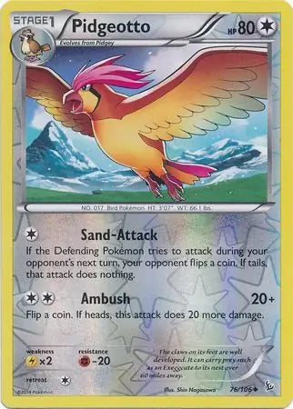 Pidgeotto 76/106 (XY - Flashfire)  - Reverse Holofoil | Good Games Adelaide SA