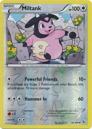 Miltank 83/106 (XY - Flashfire)  - Reverse Holofoil | Good Games Adelaide SA