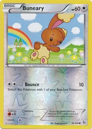 Buneary 84/106 (XY - Flashfire)  - Reverse Holofoil | Good Games Adelaide SA