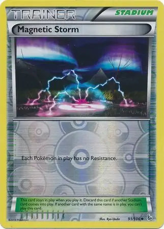 Magnetic Storm 91/106 (XY - Flashfire)  - Reverse Holofoil | Good Games Adelaide SA