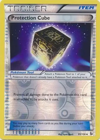 Protection Cube 95/106 (XY - Flashfire)  - Reverse Holofoil | Good Games Adelaide SA