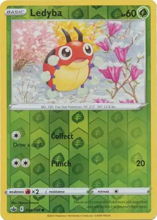 Ledyba 004/198 (SWSH06: Chilling Reign)  - Reverse Holofoil | Good Games Adelaide SA