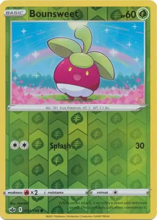 Bounsweet 013/198 (SWSH06: Chilling Reign)  - Reverse Holofoil | Good Games Adelaide SA
