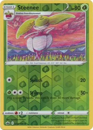 Steenee 014/198 (SWSH06: Chilling Reign)  - Reverse Holofoil | Good Games Adelaide SA