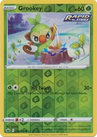 Grookey 016/198 (SWSH06: Chilling Reign)  - Reverse Holofoil | Good Games Adelaide SA