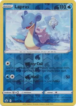Lapras 029/198 (SWSH06: Chilling Reign)  - Reverse Holofoil | Good Games Adelaide SA