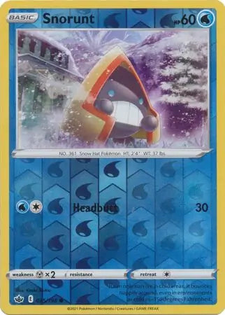 Snorunt 035/198 (SWSH06: Chilling Reign)  - Reverse Holofoil | Good Games Adelaide SA