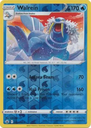Walrein 039/198 (SWSH06: Chilling Reign)  - Reverse Holofoil | Good Games Adelaide SA