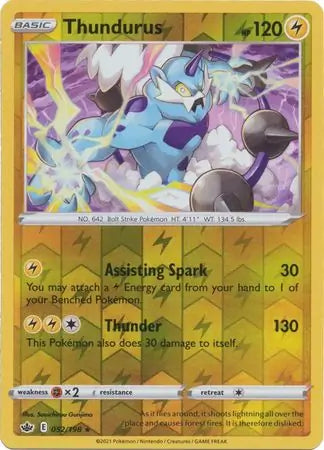 Thundurus 052/198 (SWSH06: Chilling Reign)  - Reverse Holofoil | Good Games Adelaide SA