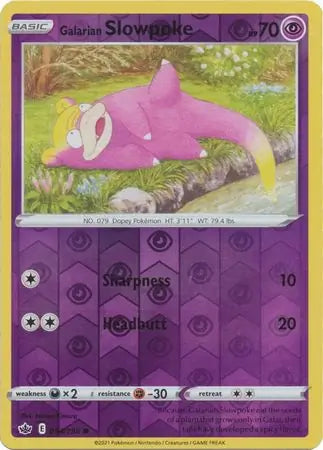 Galarian Slowpoke 054/198 (SWSH06: Chilling Reign)  - Reverse Holofoil | Good Games Adelaide SA