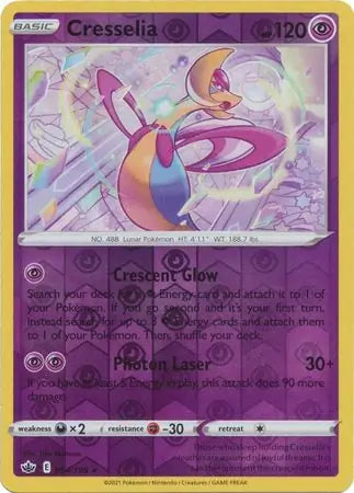Cresselia 064/198 (SWSH06: Chilling Reign)  - Reverse Holofoil | Good Games Adelaide SA