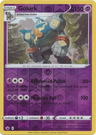 Golurk 066/198 (SWSH06: Chilling Reign)  - Reverse Holofoil | Good Games Adelaide SA
