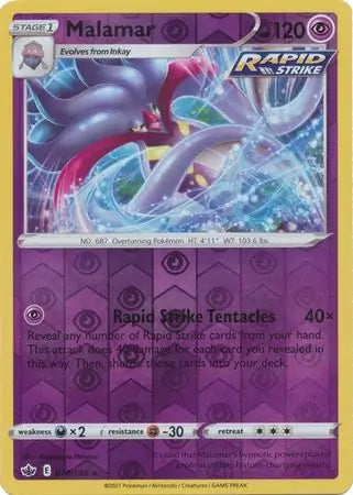 Malamar 070/198 (SWSH06: Chilling Reign)  - Reverse Holofoil | Good Games Adelaide SA