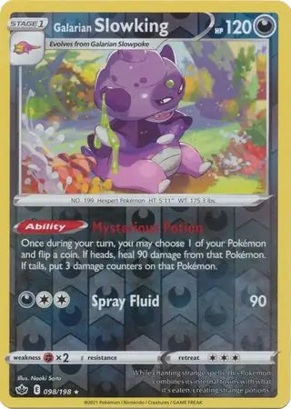 Galarian Slowking 098/198 (SWSH06: Chilling Reign)  - Reverse Holofoil | Good Games Adelaide SA