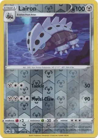 Lairon 110/198 (SWSH06: Chilling Reign)  - Reverse Holofoil | Good Games Adelaide SA