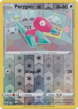 Porygon 116/198 (SWSH06: Chilling Reign)  - Reverse Holofoil | Good Games Adelaide SA