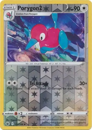 Porygon2 117/198 (SWSH06: Chilling Reign)  - Reverse Holofoil | Good Games Adelaide SA
