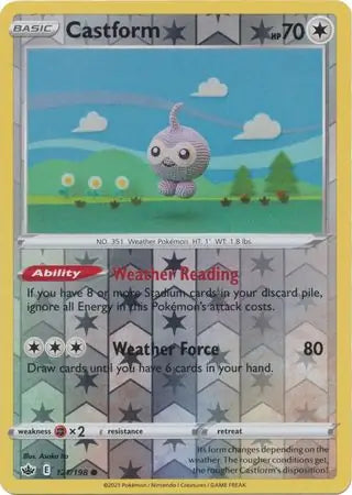 Castform 121/198 (SWSH06: Chilling Reign)  - Reverse Holofoil | Good Games Adelaide SA