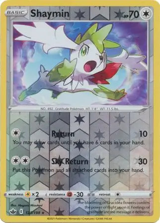 Shaymin 123/198 (SWSH06: Chilling Reign)  - Reverse Holofoil | Good Games Adelaide SA