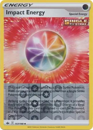 Impact Energy 157/198 (SWSH06: Chilling Reign)  - Reverse Holofoil | Good Games Adelaide SA