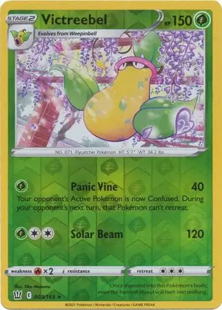 Victreebel 003/163 (SWSH05: Battle Styles)  - Reverse Holofoil | Good Games Adelaide SA