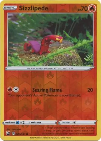 Sizzlipede 029/163 (SWSH05: Battle Styles)  - Reverse Holofoil | Good Games Adelaide SA