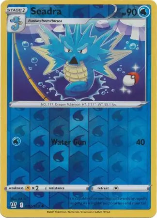 Seadra 032/163 (SWSH05: Battle Styles)  - Reverse Holofoil | Good Games Adelaide SA