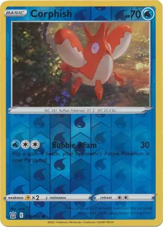 Corphish 038/163 (SWSH05: Battle Styles)  - Reverse Holofoil | Good Games Adelaide SA