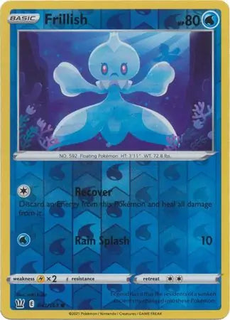 Frillish 041/163 (SWSH05: Battle Styles)  - Reverse Holofoil | Good Games Adelaide SA