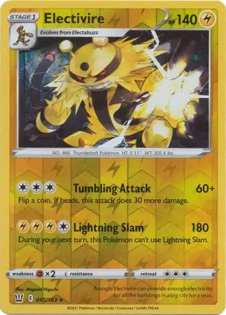 Electivire 045/163 (SWSH05: Battle Styles)  - Reverse Holofoil | Good Games Adelaide SA