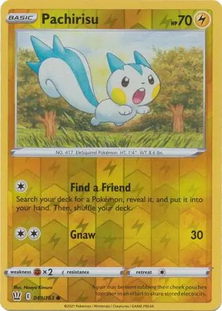 Pachirisu 049/163 (SWSH05: Battle Styles)  - Reverse Holofoil | Good Games Adelaide SA