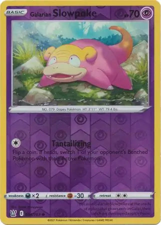 Galarian Slowpoke 054/163 (SWSH05: Battle Styles)  - Reverse Holofoil | Good Games Adelaide SA