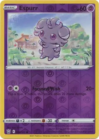 Espurr 060/163 (SWSH05: Battle Styles)  - Reverse Holofoil | Good Games Adelaide SA