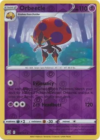 Orbeetle 065/163 (SWSH05: Battle Styles)  - Reverse Holofoil | Good Games Adelaide SA