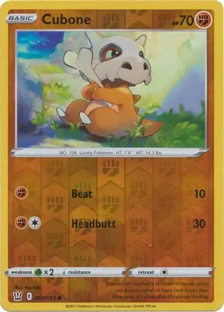 Cubone 069/163 (SWSH05: Battle Styles)  - Reverse Holofoil | Good Games Adelaide SA
