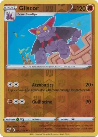 Gliscor 072/163 (SWSH05: Battle Styles)  - Reverse Holofoil | Good Games Adelaide SA