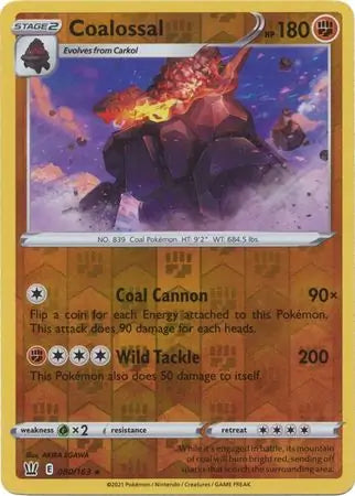 Coalossal 080/163 (SWSH05: Battle Styles)  - Reverse Holofoil | Good Games Adelaide SA